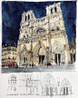 委内瑞拉建筑师 Juan Carlos Figuera  绘画作品  |  i: jc_figuera ​​​​