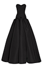 Silk Faille Strapless Gown by Zac Posen for Preorder on Moda Operandi