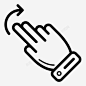 两个手指向右旋转向右滑动加上 高手 icon 图标 标识 标志 UI图标 设计图片 免费下载 页面网页 平面电商 创意素材