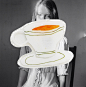 【沉默星球】手绘插画冰箱贴--爱丽丝的茶杯两件包邮-淘宝网