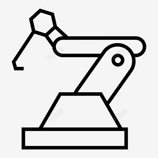 机械臂自动化制造图标 免费下载 页面网页 平面电商 创意素材图片_制造图标图片素材-花瓣网