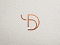DD | Dasha Dollish minimalist simple clothing apparel line vector symbol d letter monogram minimal mark elegant luxury fashion logotype logo identity icon design branding