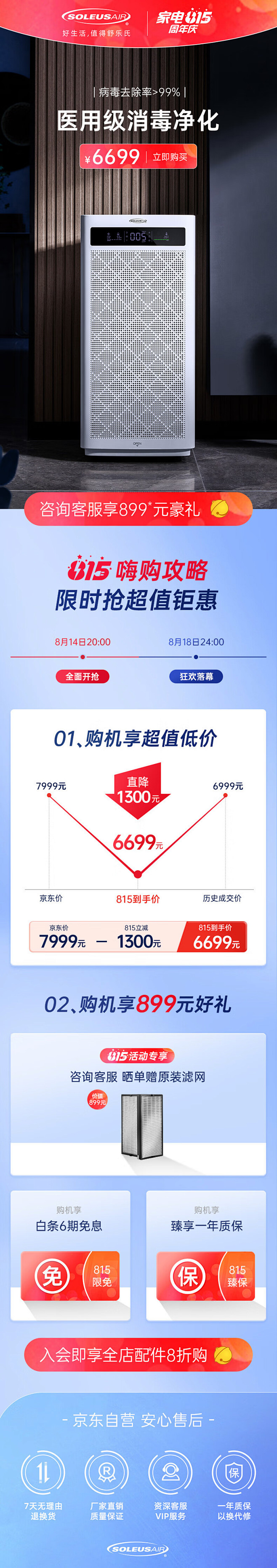 【SOLEUSAIRKJ1000F-A1...