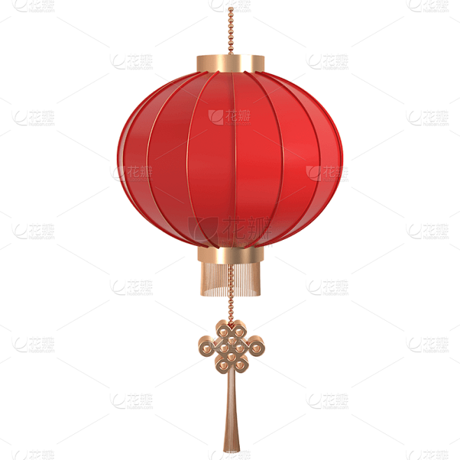卡通感3D元素灯笼元素
