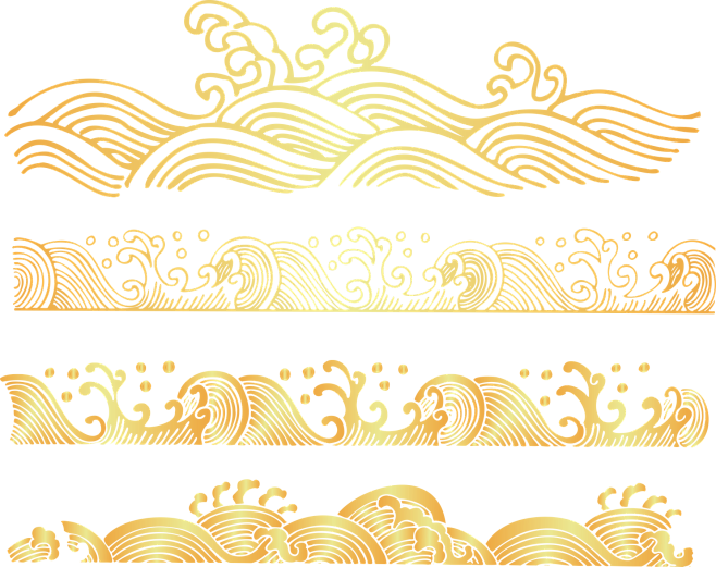 金色水纹2_H 贴图  纹理 花纹 背景...
