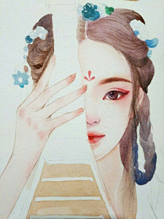 竹予独爱采集到国风---插画