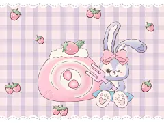 可爱插画ipad壁纸 三丽鸥 HelloKitty 迪士尼朋友  cr.一只Bunny-   #电脑壁纸
