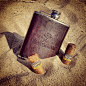 The Macallan Leather Hip Flask
