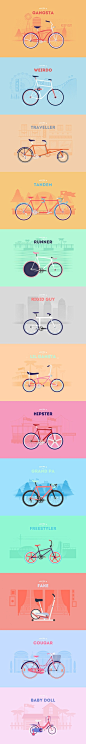 法国设计师“Romain Bourdieux”和“Thomas Pomarelle”制作的一组自行车海报。.jpg