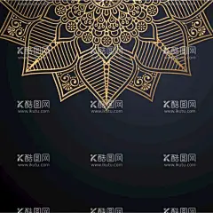 金色古典花纹  - 源文件下载【酷图网】金色古典花纹,黑色背景,典雅,复古,艺术,装饰,民族风花纹,花纹背景,图案样式,欧式,古典
