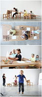 “成长桌子”让大人和孩子们一起作画 > 设计癖