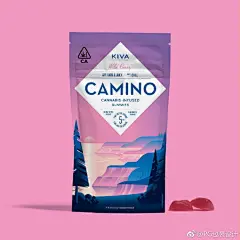 美国加利福尼亚Camino大麻糖果包装设计，插画图案来自加利福尼亚州的一条长达600英里的道路上的沿途风景。 ​​​​