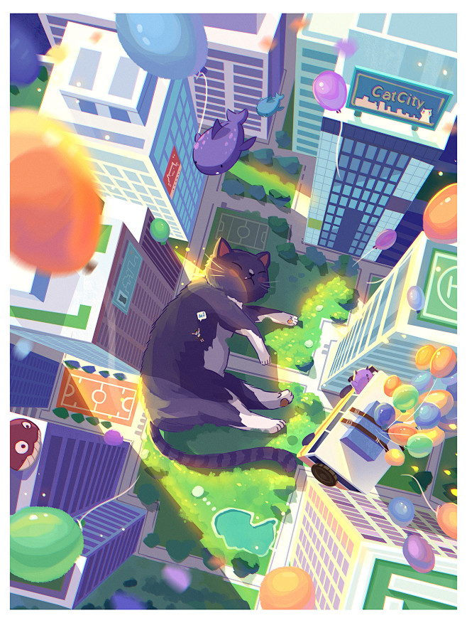 插画,治愈插画,温暖插画,日系插画