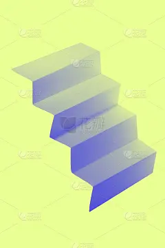 纸作文与楼梯侧视图