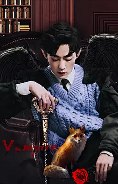 肖战超话 #肖战余生请多指教#
—暗黑伯爵—
Vampire。
/肖战/伪海报1P/
【点原图】@X玖少年团肖战DAYTOY ​​​​