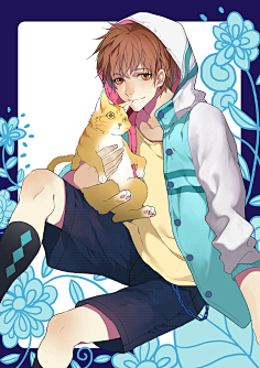 微信最潮帅气二次元男生头像