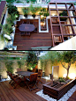 Small backyard space: 