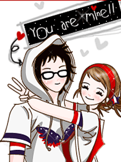 甜蜜爱情动态手机壁纸下载240x320