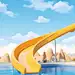 pikaso_reimagine_adorable-cartoon-style-A-yellow-water-slide-curvin
