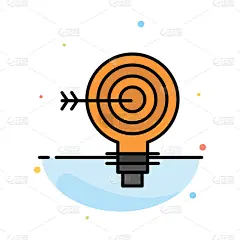 灵感,飞镖,电灯泡,抽象,靶子,商务,策略,解决,渴望