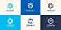 抽象六边形，logo标志矢量图设计素材
