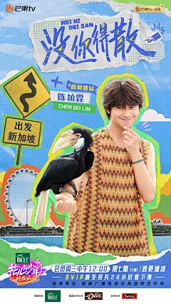 #花儿与少年 好友记# 综艺海报 人物剧照海报 创意海报 撕纸拼贴风