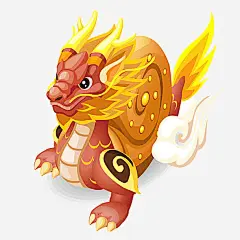 金色飞龙手绘神兽高清素材 设计图片 免费下载 页面网页 平面电商 创意素材 png素材