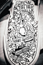 VANS  |  Opening Party  |  Naples : Customing a giant slip-on for Vans.