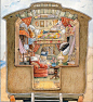 苏格兰插图画家 Cynthia and Brian Paterson 绘画作品