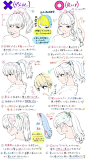 #绘画教程# 吉村拓也的头发画法
twi@hanari0716 ​​​​