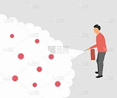 喷洒病毒的人