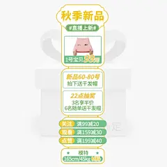 秋上新简约直播间悬浮标直播间挂件