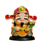 q版福禄寿 #春节# #财神# #福禄寿# #公仔# 2017春节福禄寿透明免抠png素材