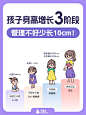 儿童身高发育，不同阶段该怎么做❓