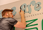 Holiday Inn mural on Behance