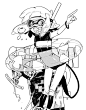 日本漫画家 排线 插画 作品 参考资料-淘宝网