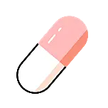 医疗保健惊喜药丸手绘扁平风动态贴纸
