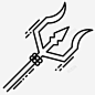 三叉戟湿婆长矛图标 免费下载 页面网页 平面电商 创意素材