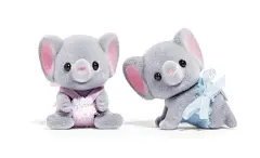 Amazon.com: Calico Critters Ellwoods Elephant Twins By International Playthings: Toys &amp; Games