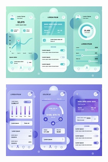 国外理财APP移动端UI界面设计-源文件...