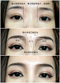 【化妆技巧】简单画鼻影要诀，拯救扁平五官！眼妆画法的要点
眉头拉长了，眼尾眼头也记得拉长一点。
眼影画法推荐“凹字”型画法，就是前后深，中间浅。视觉上有缩短眼距的效果。