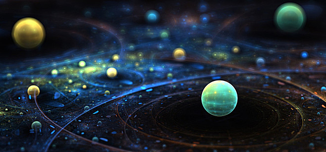 科技宇宙星球星空素材科幻海报banner科技感科技风高科技星云星海星际