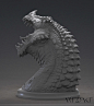 Zhaedrass the Cunning - Dragon bust, Winton Afric : Hey, everyone, I'm really happy to share my Zhaedrass the Cunning dragon bust. This is one of the new busts to be produced through my upcoming Kickstarter campaign. He will come in approx 110mm and 60mm 