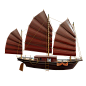 手绘帆船船舶免抠PNG装饰合成透明图案元素 平面设计PS素材 (28)