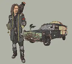 一组风格人物插画设计 ​​​​

   英国画师 Calum Alexander Watt ​​​​
