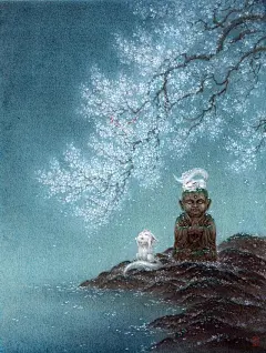 百妖异闻，缥缈绝美，人气插画师杉泽手绘《山海经》百妖插画精选