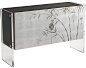 Theodore Alexander Anji Cabinet - Silver Leaf