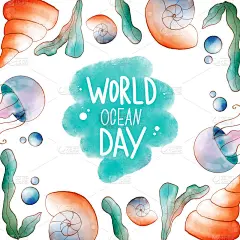 可爱的海洋世界海洋日