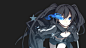 Anime 1920x1080 Black Rock Shooter anime girls anime Strength (Black Rock Shooter)