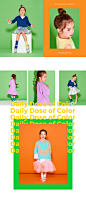 Daily Dose of Color : 컨템포러리 키즈웨어 브랜드